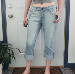 Y2K‎ Low Rise Cuffed Capris